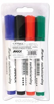 Marker Suchościeralny Maxx 4 kolory (212060)