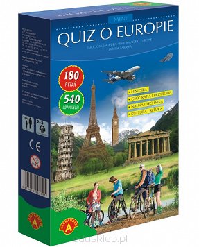 Quiz o Europie mini to fascynująca gra i świetna zabawa, w trakcie której uczestnicy odpowiadają na pytania o Europie.