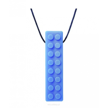 RK Brick Stick made in USA - gryzak w kształcie klocka Lego w formie naszyjnika. Bardzo wygodna i bezpieczna alternatywa w stosunku do gryzienia kredek, pisaków czy własnych palców. Szczególnie polecane dla dzieci tzw 