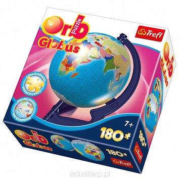 Puzzle 180 Elementów Orb Globus Polityczny Trefl