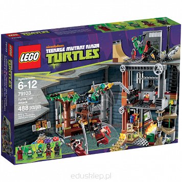 Lego Turtles Atak Na Jaskinię Żółwi