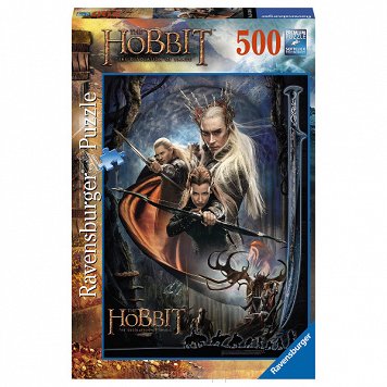 Puzzle 500 Elementów Hobbit Pustkowie Smauga Ravensburger