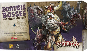 Zombie Bosses dodatek do gry Zombicide: Czarna plaga widok pudełka