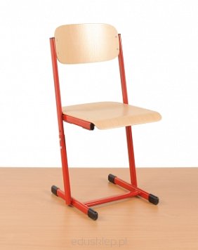 Krzesło szkolne Krzyś-R z regulowaną wysokością rozmiar 3-4 (wzrost ucznia 119 - 142 cm, 133- 159 cm) zapewnia wygodę oraz prawidłową postawę ucznia podczas zajęć lekcyjnych.