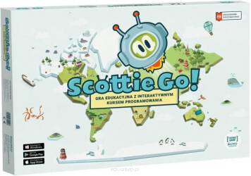 Scottie Go! gra edukacyjna widok pudełka