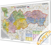 Słowacja Administracyjno-drogowa 137x95 cm. Mapa magnetyczna.