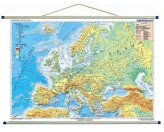 Europa fizyczna z elementami ekologii 100 x70 cm - gabinetowa mapa ścienna