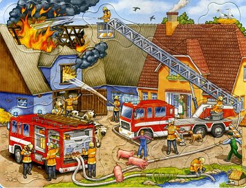 Puzzle 817 Elementów Straż Pożarna Ravensburger