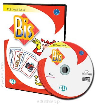 Bis - digital edition to gra językowa przeznaczona do pracy z wykorzystaniem komputera lub tablicy interaktywnej umożliwiająca opanowanie blisko 60 podstawowych słów języka angielskiego. Gra na CD-ROM.
