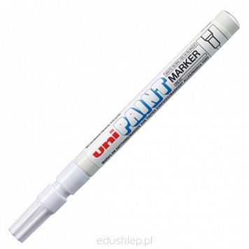 Profesjonalny marker olejowy UNI PX-21, kolor: biały.