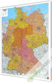 Niemcy kodowa 94x127 cm. Mapa magnetyczna.
