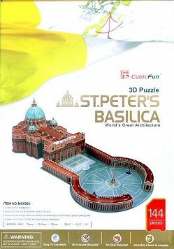 Puzzle 3D Basillica St. Peters Duży Cubicfun