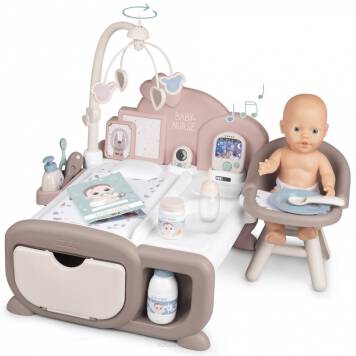 Baby Nurse Elektroniczny Kącik Opiekunki + Lalka SMOBY widok produktu