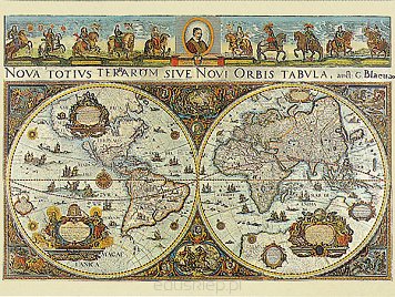 Puzzle 3000 Elementów Wielka Mapa Świata 1665R Ravensburger