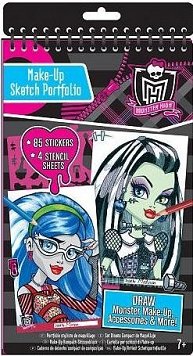 Monster High. Upiorne makijaże.Mały szkicownik