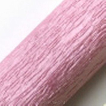 Bibuła marszczona krepa krepina Happy Color 25x200cm -perłowa różowy 5 rolek