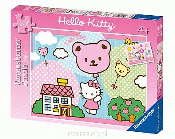 Puzzle 2X20 Elementów Hello Kitty Ravensburger