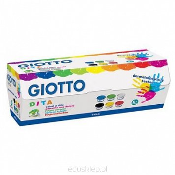 Farba do malowania palcami Giotto Finger Paint 6x100ml