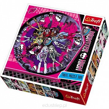 Puzzle 300 Elementów Okrągłe Monster High Rewia Trefl