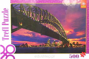Puzzle 500 Elementów Harbour Bridge, Sydney Trefl