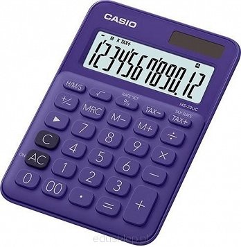 Kalkulator Casio MS-20UC-PL-S fioletowy
