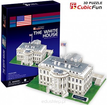 Puzzle 3D Biały Dom Cubicfun
