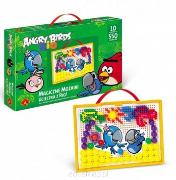 Magiczne Mozaiki Angry Birds Rio Ucieczka z Rio