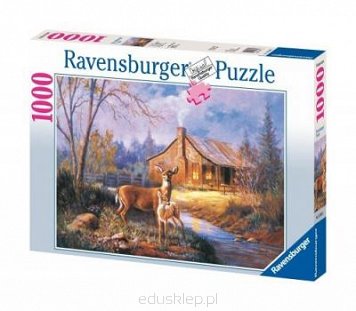 Puzzle 1000 Elementów Jelonki Na Skraju Lasu Ravensburger