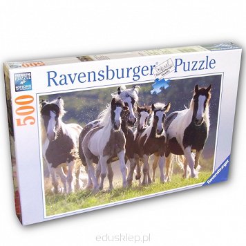 Puzzle 500 Elementów Dzikie Konie Ravensburger