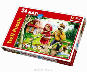 Puzzle 24 Elementów Maxi Czerwony Kapturek Trefl