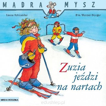 Zuzia jeździ na nartach.