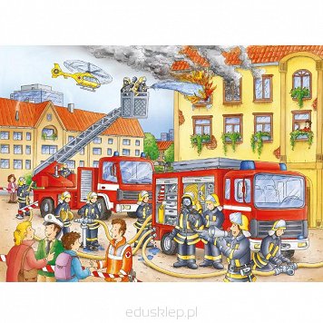 Puzzle 100 Elementów XXL Straż Pożarna Ravensburger