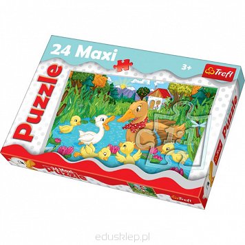 Puzzle 24 Elementów Maxi Brzytkie Kaczątko Trefl