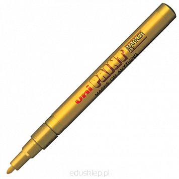 Profesjonalny marker olejowy UNI PX-21, kolor: złoty.