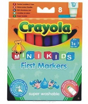 Flamastry Zmywalne Mini 8 sztuk Crayola