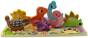 Drewniane Puzzle Zwierzątka Dinozaury Dopasuj Kształty Tooky Toy dinozaury