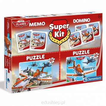 Puzzle 2X30 Elementów Memodomino Samoloty Clementoni