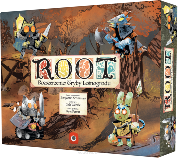 Tryby Leśnogrodu dodatek do gry Root (edycja polska) widok pudełka 