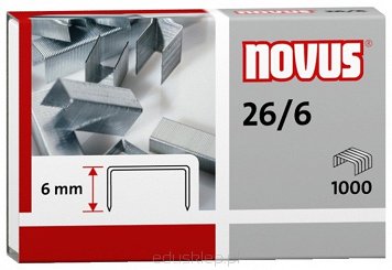 Zszywki Novus (26/6) x 1000 040-0056