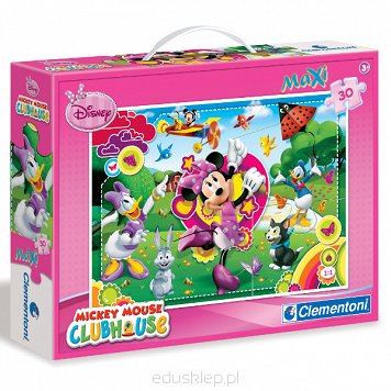 Puzzle 30 Elementów Maxi Klub Myszki Miki Clementoni