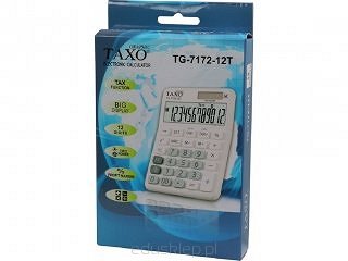 Kalkulator Taxo TG7172-12T biały