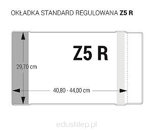 Okładka na podręczniki standard Z5- regulowana op. 25szt.OZ-50