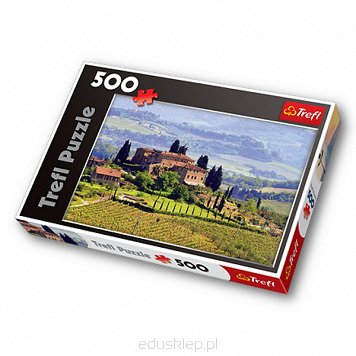 Puzzle 500 Elementów Toskania, Włochy Trefl