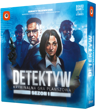 Detektyw: Sezon 1 gra planszowa widok pudełka