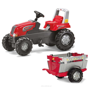 Traktor na pedały przyczepa Junior 3-8 lat do 50 kg
