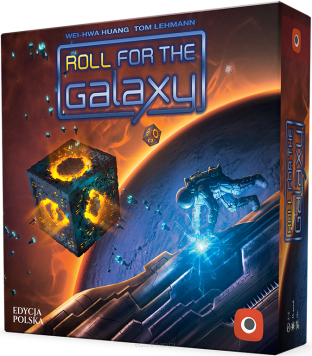 Roll for the Galaxy (druga edycja polska) gra planszowa widok pudełka