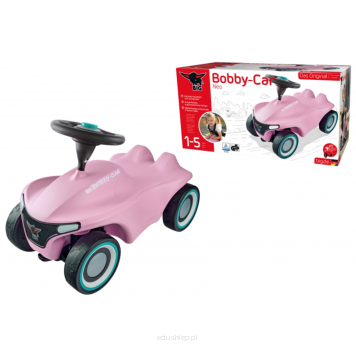 Różowy Jeżdzik Pchacz Bobby Car Neo Pink Dla Dzieci
