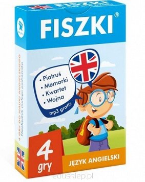 Fiszki obrazkowe - język angielski - 4 gry językowe dla dzieci