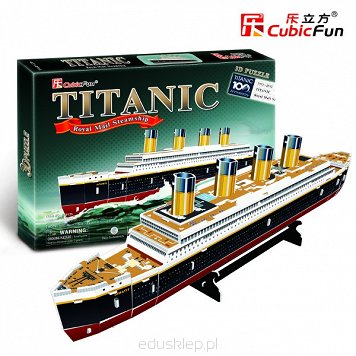 Puzzle 3D Titanic Mały Cubicfun