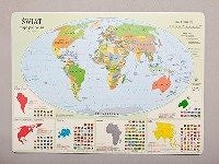 Podkadka na biurko - Mapa polityczna Świata